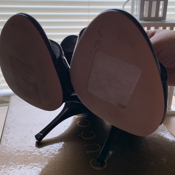 Gucci Nero Black Patent Heel size 37.5 - Picture 5 of 9